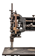 Image showing Vintage sewing machine