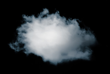 Image showing Black isolated clouds