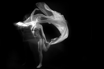 Image showing Movement With Sheer Fabrics and Long Exposure