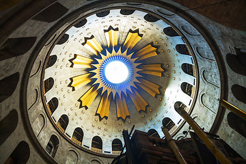 Image showing Interior of the Church of the Holy Sepulchre
