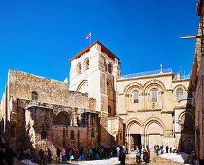 Image showing The Church of Holy Sepulcher in Jerusalem