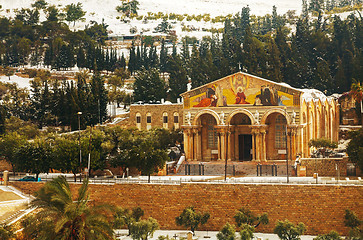 Image showing Church of All Nations in Jerusalem