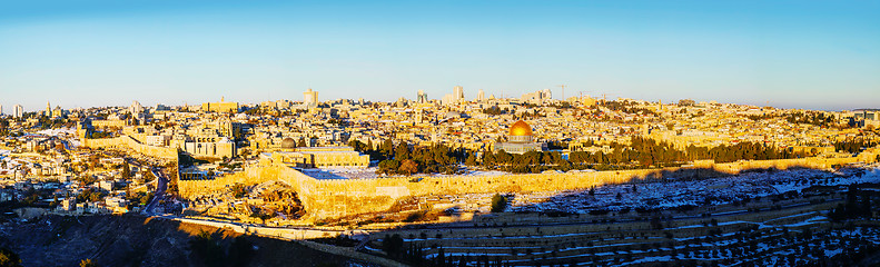 Image showing Old City in Jerusalem, Israel panorama