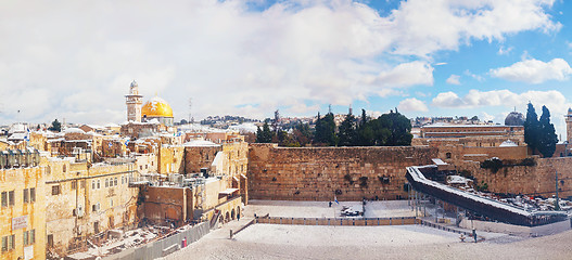 Image showing The Western Wall in Jerusalem, Israel