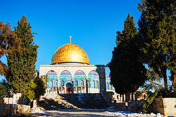 Image showing Dome of the Rock mosque in Jerusalem