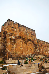 Image showing The Golden Gate in Jerusalem, Israel