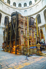 Image showing Interior of the Church of Holy Sepulcher