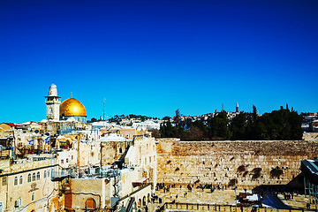 Image showing The Western Wall in Jerusalem, Israel