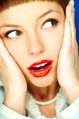 Image showing Red Lips