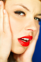 Image showing Red Lips