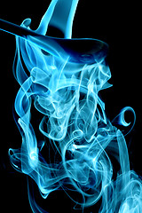 Image showing Turquoise smoke