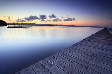 Image showing Long Jetty Australia at Dusk