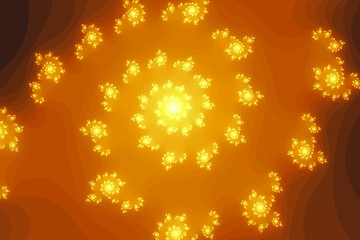 Image showing Orange Fractal