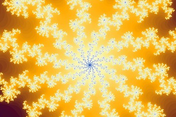 Image showing Yellow Fractal