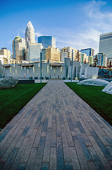 Image showing december 27, 2013, charlotte, nc - view of charlotte skyline at 