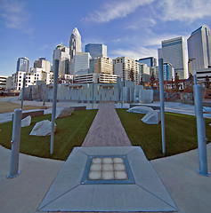 Image showing december 27, 2013, charlotte, nc - view of charlotte skyline at 