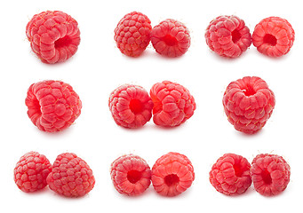 Image showing Raspberries