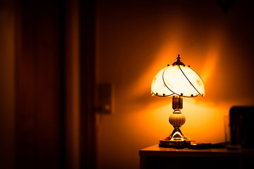 Image showing Glowing lamp