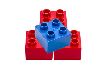 Image showing Colorful building blocks