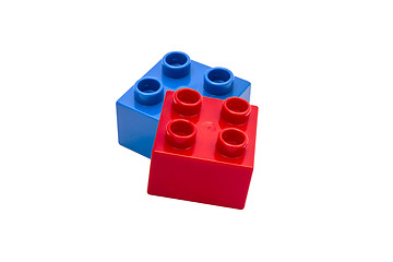 Image showing Colorful building blocks