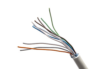 Image showing Colorful cable