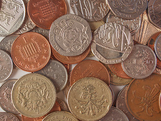 Image showing Pound coins