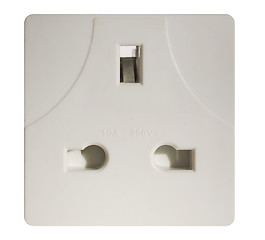 Image showing British plug socket