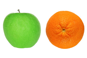 Image showing Fruits isolated over white