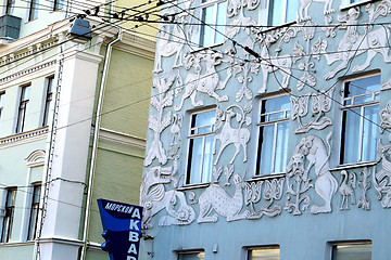 Image showing Patterns on the building