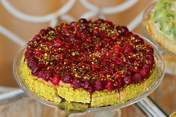 Image showing Raspberry cake