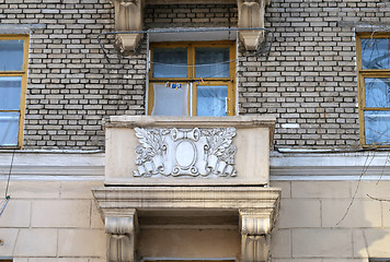 Image showing Beautiful balcony on the building