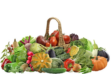 Image showing Fresh Vegetables