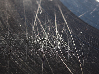 Image showing Scratched record