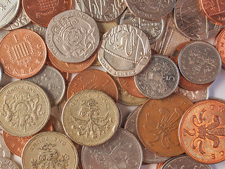 Image showing Pound coins