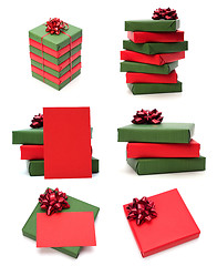 Image showing gifts isolated on white background