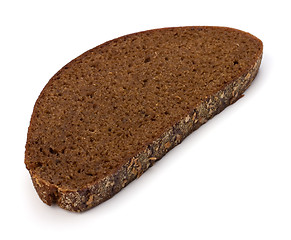 Image showing rye bread isolated on white background 