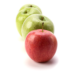 Image showing apples isolated on white background