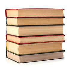 Image showing book stack isolated on white background