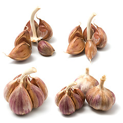 Image showing garlic isolated on white