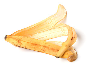 Image showing banana peel isolated on white background