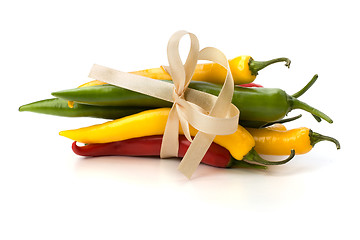 Image showing Chili pepper isolated on white background