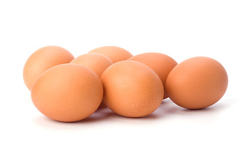 Image showing eggs isolated on white background