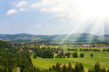 Image showing One small Bavarian city 