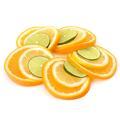 Image showing Citrus fruit slices