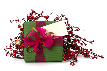 Image showing festive gift box