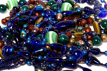 Image showing colorful beads background