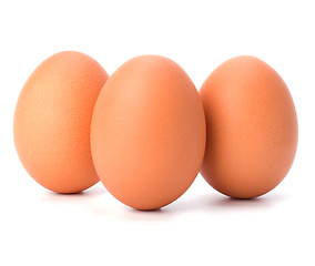 Image showing eggs isolated on white background