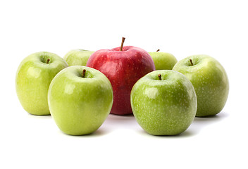 Image showing apples isolated on white background