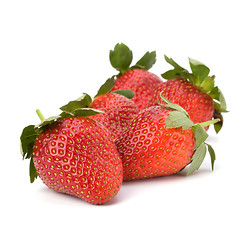 Image showing Strawberries isolated on white background