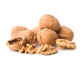 Image showing walnuts isolated on white background